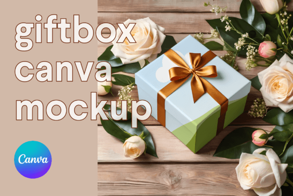 Download Gift Box Wrapping Paper Canva Mockup - Gift Collection