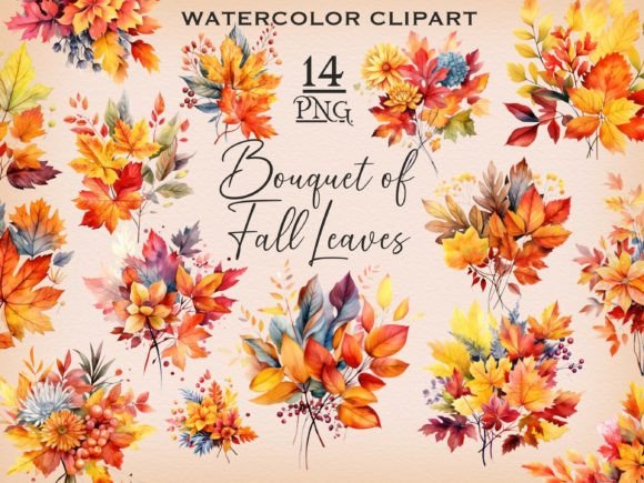 Download Fall Bouquets of Leaves PNG Clipart - Leaves png Collection