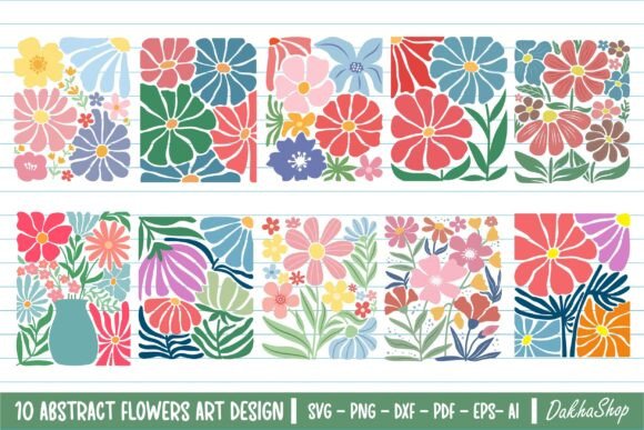 Download Flowers SVG Bundle, Boho Flower SVG PNG - Boho flower Collection