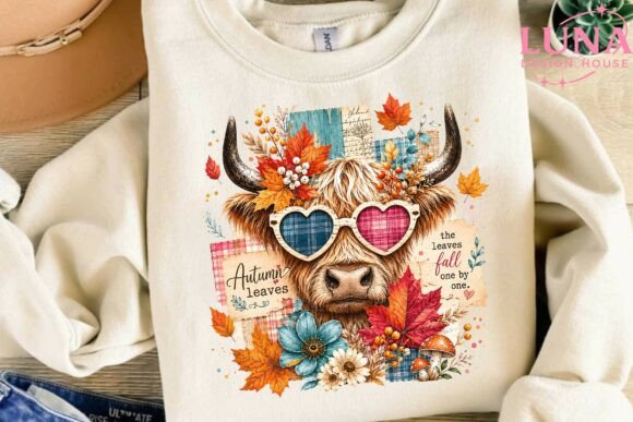 Download Highland Cow Autumn Leaves PNG Clipart - Leaves png Collection